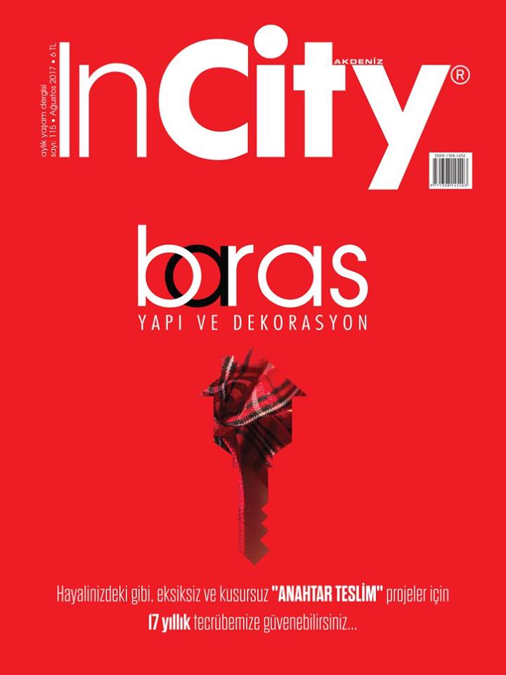 incity dergisi ağustos 2017 kapak