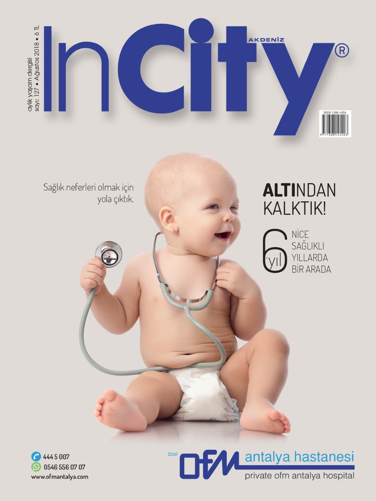 incity dergisi ağustos 2018 kapak